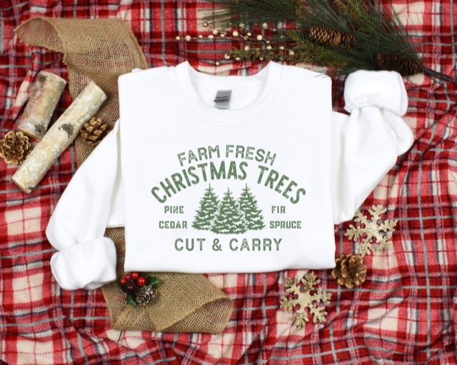 Farm Fresh Christmas Trees Crewneck