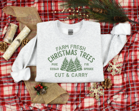 Farm Fresh Christmas Trees Crewneck