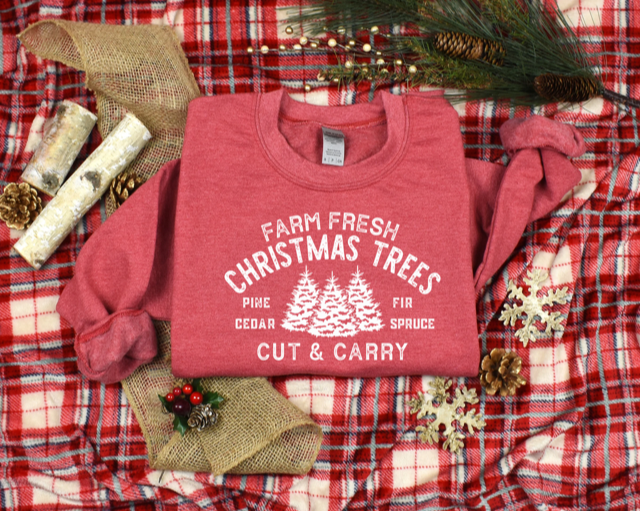 Farm Fresh Christmas Trees Crewneck