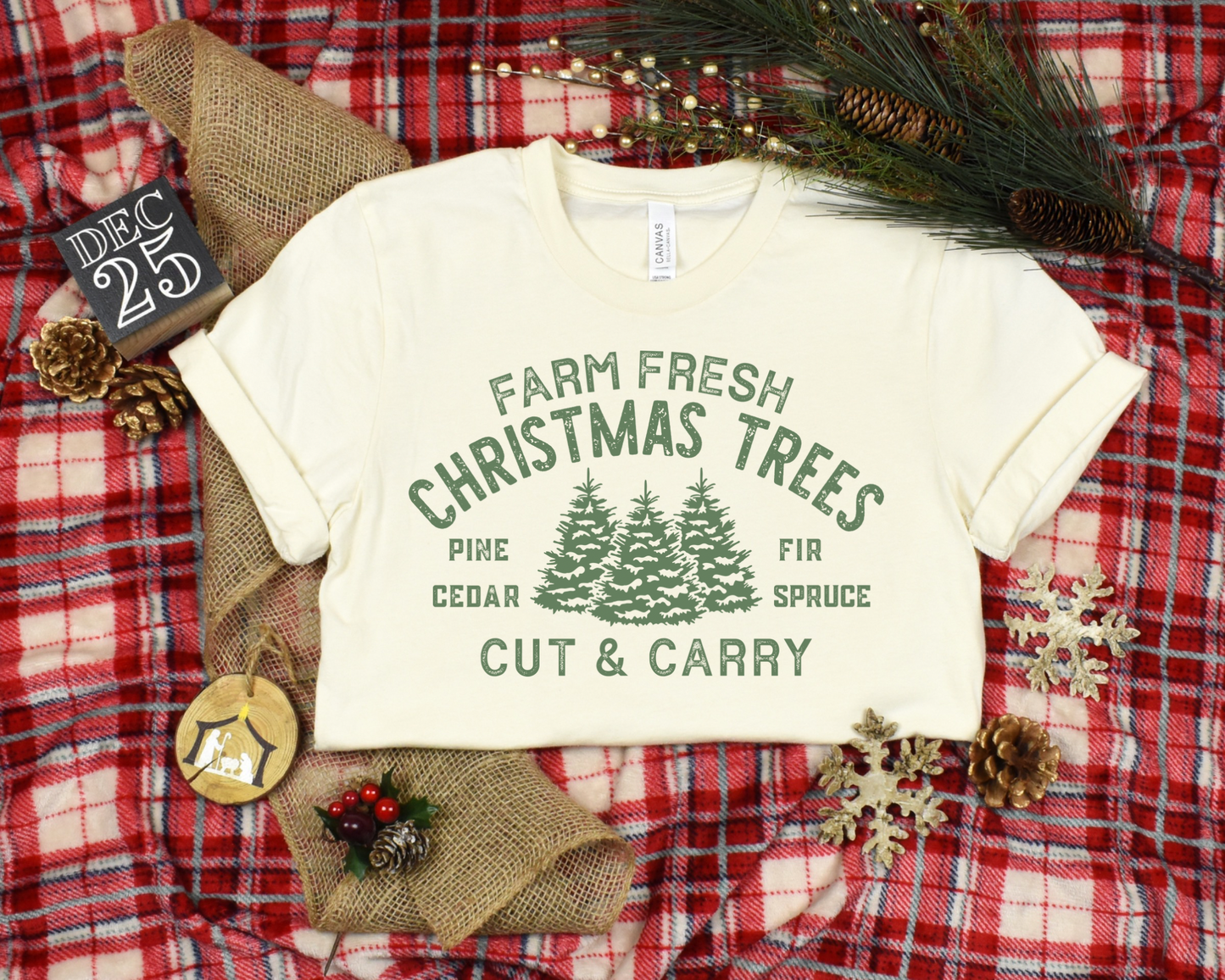 Farm Fresh Christmas Tree Tee